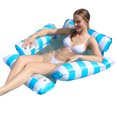 thumbnail image 4 of Cama Flotante Inflable Sillas Flotantes Inflables Portátiles para Piscina Playa Al Aire Libre, 4 of 9
