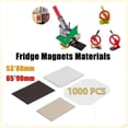thumbnail image 3 of Rectangular Sticky Magnet for Crafts and Fridges Self Adhesive Rectangular for Fridge Magnet ,Easy to Use, 3 of 8