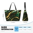thumbnail image 4 of Easygdp Green Marble Bolsa de Viaje de Playa de Gran Capacidad, Bolsa Tote Perfecta para la Playa, Escapadas de Fin de Semana y Viajes, 4 of 7