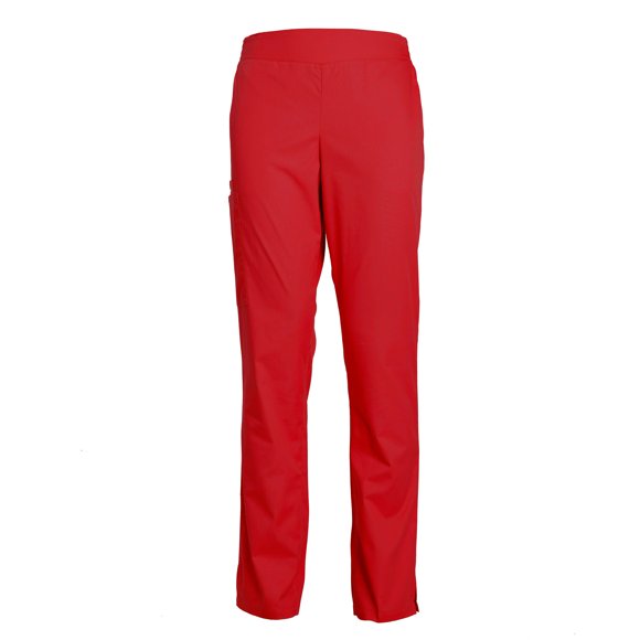 Women's Nursing Uniform Pants Slim Fit Flare-Leg Elastic Waist Pants