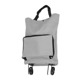 Lot de 6 paniers à provisions de grande capacité avec poignées, 35 L en plastique durable avec roulettes, paniers d'épicerie portables pour supermarché, magasin, librairie, linge, rouge