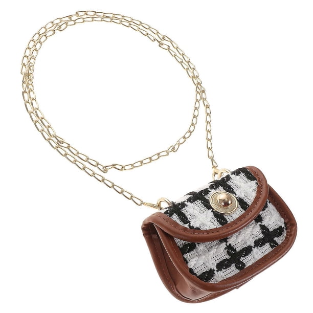 Cow Pattern Cross-Body Bag 1Pcs Brown PU for Storage with Adorable Cow Pattern