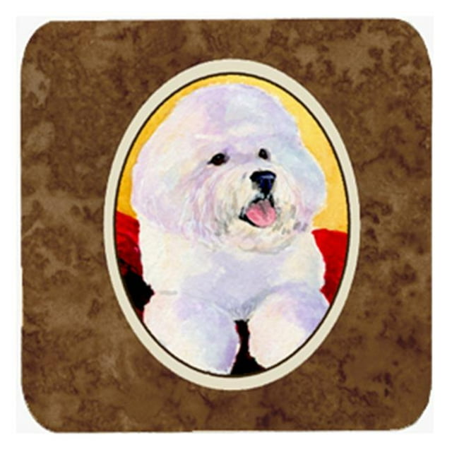 Carolines Treasures SS8921FC Bichon Frise Foam Coasters- Set - 4