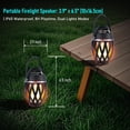 thumbnail image 2 of Altavoz Bluetooth para exteriores INSSISAIN impermeable con llama LED, 2 of 8