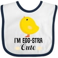 thumbnail image 3 of Inktastic Cute New Baby Funny Chick Boys or Girls Baby Bib, 3 of 4