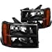 thumbnail image 3 of DNA Motoring HL-OH-GMCSIE07-BK-AM Black Amber Headlights Replacement For 07-13 Sierra, 3 of 10