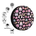 thumbnail image 4 of Wukai Elements Print Spare Tire Cover for RV Trailer,Waterproof PVC Faux Leather Wheel Cover Fit for Truck,Trailer,RV,SUV,Camper and Most Vehicle-14 inch, 4 of 6