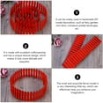 thumbnail image 2 of Miangastore Clôture Courte Rouge 2 Pcs 39.4 Po x 2 Po, 2 of 9