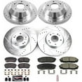 thumbnail image 3 of PowerStop Front and Rear Z23 Evolution Sport Carbon-Fiber Ceramic Brake Pad and Drilled & Slotted Rotor Kit Fits: KIA Select Models K7286, 3 of 10
