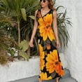 thumbnail image 3 of Floral Vestido Sin Mangas , Vestidos De Lujo Para Ocasiones Oficiales, 3 of 5