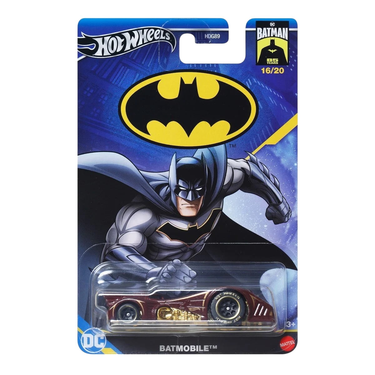 Hot Wheels Batman Die-Cast Vehicle Collection, 5-Pack Set, DC Comics HDG89-956M Mix 4 2024