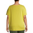 thumbnail image 5 of Terra & Sky Women's Plus Size Relaxed Crewneck T-Shirt, 5 of 6