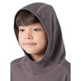 thumbnail image 5 of Athletic Works Boys Textured Hooded Pullover Sweatshirt, Sizes 4-18 & Husky, 5 of 10