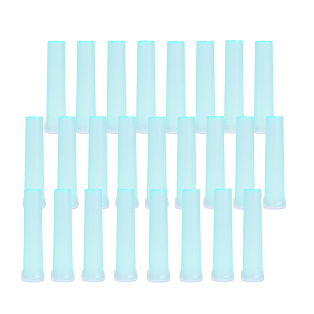 TAWOHI 100Pcs Flower Tube Clear Plastic Flower Water Tubes Floral Tubes