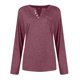 thumbnail image 5 of Gibobby Blusa Termica Blusa Mujer Casual Color Soild Long Fashion T-shirt Collar Tops Manga Mujer Blusa（Vino， XXL), 5 of 5