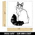 thumbnail image 2 of Loving Turkish Van Cat Self-Inking Rubber Stamp Ink Stamper - Black Ink - Small 1 Inch, 2 of 7