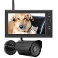 thumbnail image 1 of Sistema De Monitor De Seguridad Inalámbrico Wifi 4Ch Lcd De 7 Pulgadas Pantalla + Cámara 1Pc Cámaras Ir + Tarjeta Tf Ee. Uu. Minnieouse AF000484-00, 1 of 6