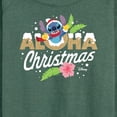 thumbnail image 3 of Lilo & Stitch - Aloha Christmas - Women's Lightweight French Terry Long Sleeve Shirt, 3 of 5
