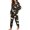 Black and Yellow - Cow Moon Star, variant on Santa Claus Snowflake Print Pajama Set for Women 2 Pcs Pj Sets Casual Fashion Sleepwear with Pocket Long Sleeve Nightwear with Long Pants Round Neck Lounge Set, S