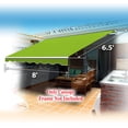 thumbnail image 3 of Sunrise Outdoor 8' x 6.4' Replacement Canopy for Manual Yard Retractable Patio Deck Awning Sunshade （Cover Only, Frame is not Included）-Apple Green, 3 of 7