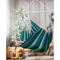 thumbnail image 6 of XXL Hammock Chair Hanging Rope Swing with 2 Cushions - Max 500lbs-Perfect for Patio, Porch, Bedroom, Backyard, Indoor or Outdoor - Includes Hanging Hardware Kits, 6 of 12