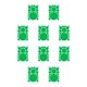 thumbnail image 1 of Moyic 1 Juego de calcomanías de pared, decoración de escena, adornos de fondo redondeados DIY simples, decoración de la habitación de los niños, Verde 210*297mm 10piezas Moyic CBP389225, 1 of 4