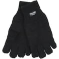 thumbnail image 1 of Mens Knitted Fleece Lined Fingerless Gloves GL131 L/XL, 1 of 1