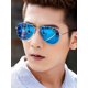thumbnail image 1 of 1pc Stylish Vintage Blue Mirror Sunglasses, 1 of 5