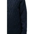 thumbnail image 5 of X RAY JEANS Mens Cable Knit Cowl Neck Sweater, Navy, L, 5 of 5