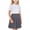 Grey, variant on Girls Knee Length Skirts | A Line Skirt | Uniform Skirts Back to School Outfits for Playtime Size 2-17 Years(Navy,4-5 Years)
