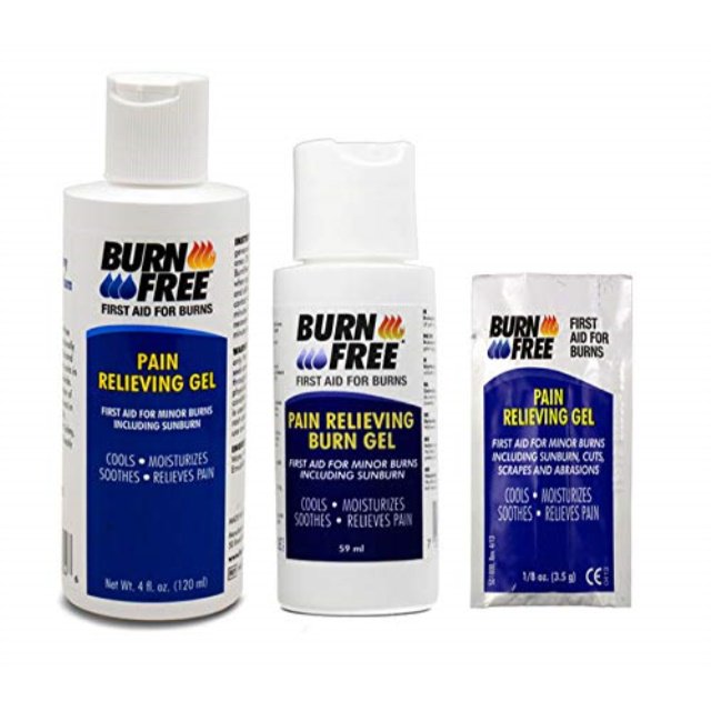 burn free pain relieving gel 4 ounces + 2 ounces combo pack / 2 pack