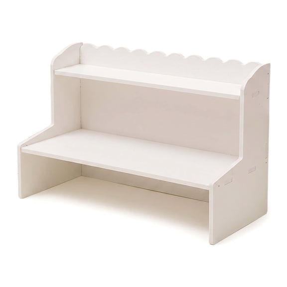 THDFTDT Desktop Organizer Shelf, Double‑Layer Stackable Adjustable Desk Storage Riser for Home, Dorm and Office