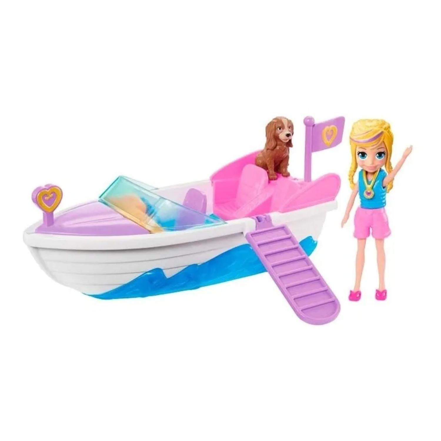Juguete Aventura Acuatica Lancha Infantil Polly Pocket