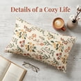 thumbnail image 4 of REGALWOVEN 2 Pcs Classical Floral Decoration Throw Pillow Cover Pattern Pillow Cases for Outdoor Indoor Flower-4 18" x 18", 4 of 6