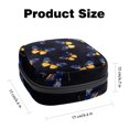 thumbnail image 2 of Sanitary Napkin Storage Bag, Blue and Yellow Butterflies Pattern Portable Menstrual Pad Bag for Teen Girls Store Panty Liners Tampons Sanitary Pads for Women Ladies, 2 of 6