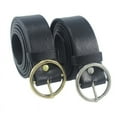 thumbnail image 4 of New Fashion Round Metal Circle Belts belt Fashion PU Leather Metal O ring Golden Buckle Belts, 4 of 10