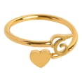 thumbnail image 3 of Xihbxyly Anillos de Inicial de Oro, Anillo Apilable con Letra Abierta, Joyería Ajustable con Alfabeto, Regalos Personalizados Únicos, Accesorio de Moda para Mujer, Perfecto para Mamá o Novia., 3 of 3