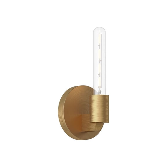 WV607201AG-Alora Lighting-Claire - 1 Light Bath Vanity-5 Inches Tall and 5 Inches Wide-Aged Gold Finish