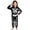 ZC Black, variant on WAYUTE Halloween Toddler Kids Skeleton Pajama Set for Girls Long Sleeve Top and Pants Pjs Breathable Cozy Cute Loungewear Clothes Sets Casual Daily Wear,Black,Size 3-4 Y