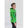 thumbnail image 4 of Conjunto de ropa Minecraft Creeper Big Boys, sudadera con capucha y pantalones de forro polar, 4 of 8