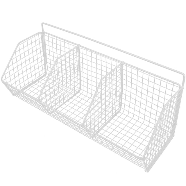 unbranded Canasta Organizadora Montada En Pared De Acero Para Guardar Y Vegetales