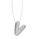thumbnail image 3 of Collar Colgante de Oro Collar de Carta Incrustado con Collar de Cobre Hueco, Collar Colgante de Diamante de Carta Collar de Carta de Oro, 3 of 3