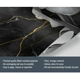 thumbnail image 4 of Black And White Peony Flowers Wall Mural, Abstract Luxury Black Marble Texture Mural Wallpaper, Luxury Gold Lines Large Wallpaper For Living Room Wall Decor 59"W x 39.4"H (Not Peel and Stick), 4 of 6