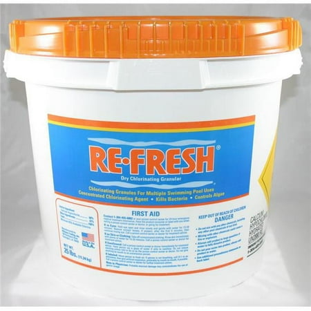Refresh 68% Calcium Hypochlorite Granular Chlorine, 25 lb