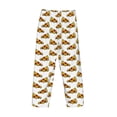 thumbnail image 5 of Goofa Pizza Printed Soft Pajama Pants for Men, Wide Leg Comfy Casual Lounge Yoga Pants-XX-Large, 5 of 9