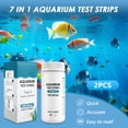 thumbnail image 2 of Wekvgz 400Pcs Aquarium Test Strip Kit Precise Fish Tank Water Testing Kit Aquarium Water Quality Test Kit for Nitrite/Nitrate/Free Residual Oxygen/Total Alkalinity/Carbonate/pH/Total Hardness, 2 of 11