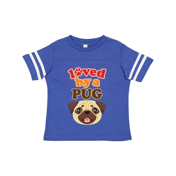 Inktastic Pug Dog Loved by a Pug Boys or Girls Toddler T-Shirt