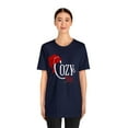 thumbnail image 3 of Cozy Time Tee Shirt, Christmas T-Shirt, Unisex T-Shirt, Matching Family Top, 3 of 4