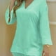 thumbnail image 1 of Conjunto de mujer Blusa de manga larga casual amarilla y pantalón corto Conjunto de dos piezas, 1 of 4