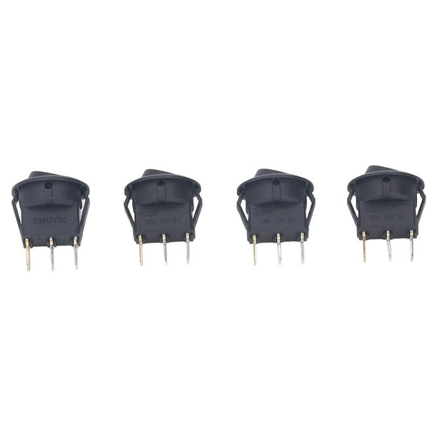 Interruptor de palanca LED de 12 V contactos de cobre chapados en plata de 3 pines y 2 posiciones conductividad del interruptor de alimentación redondo para electrodomésticos ANGGREK Otros